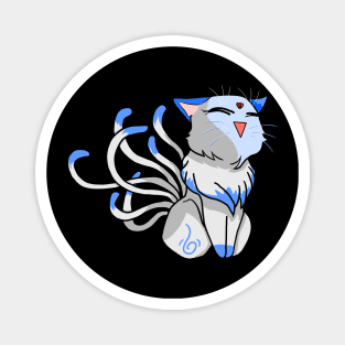 Nine Tail Cat (Blue) Magnet